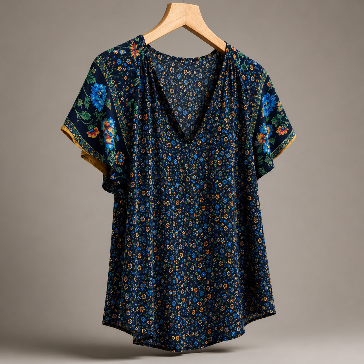 Freya Gesmoktes Sommerkleid Detailansicht