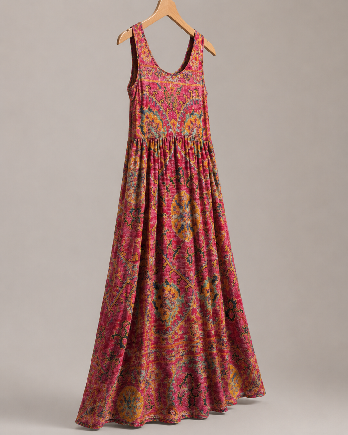 Serena Wickel-Midikleid Detailansicht
