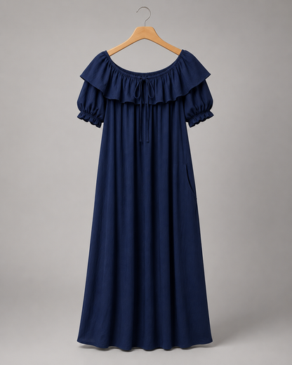 Colette Satin-Slipdress Vorderansicht