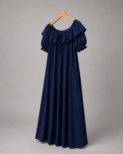 Colette Satin-Slipdress Seitenansicht