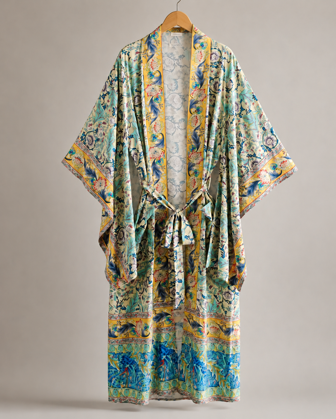 Ophelia Blumen-Maxikleid Vorderansicht