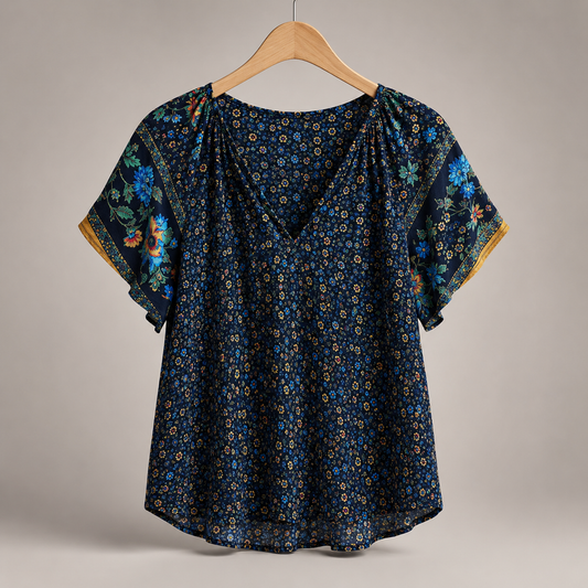 Freya Gesmoktes Sommerkleid Vorderansicht