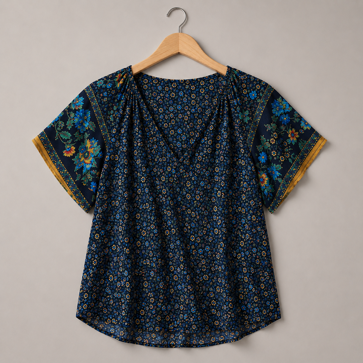Freya Gesmoktes Sommerkleid Seitenansicht